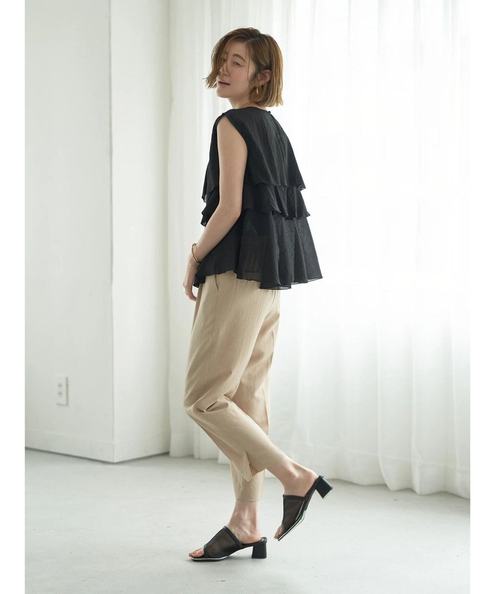 YECCA VECCA サラサライージーテーパードパンツ② 