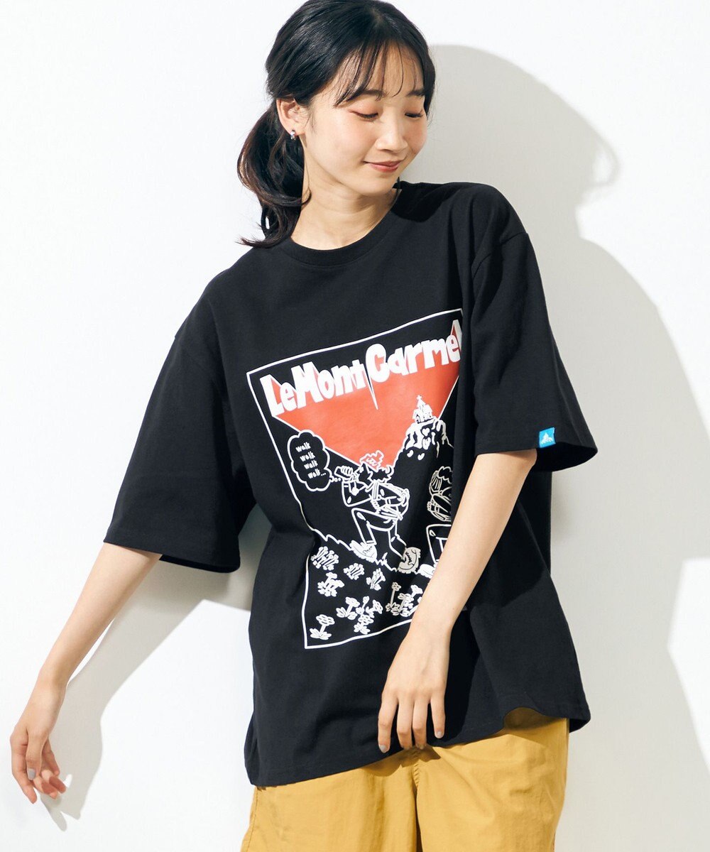 SHARE PARK MENS 【UNISEX】UVカット アートコラボTシャツ〈HIKING〉 