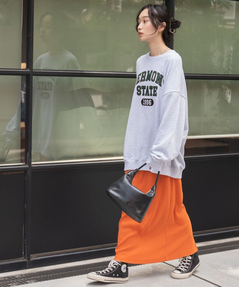 WEGO ヘビーウエイト刺繍グラフィックプルオーバー 