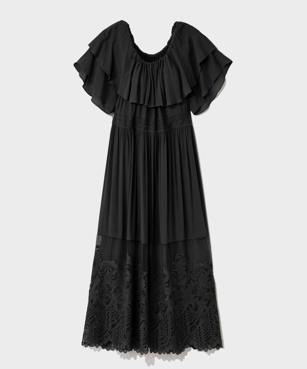 GRACE CONTINENTAL ラッフルレース切替マキシ 