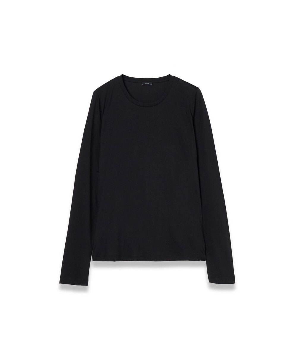 JOSEPH 【洗える】コットンシルク　ロングスリーブティーシャツ 