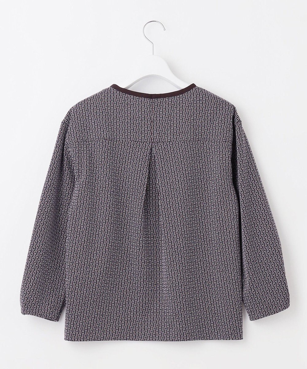 J.PRESS LADIES S 幾何ジャカード カットソー 