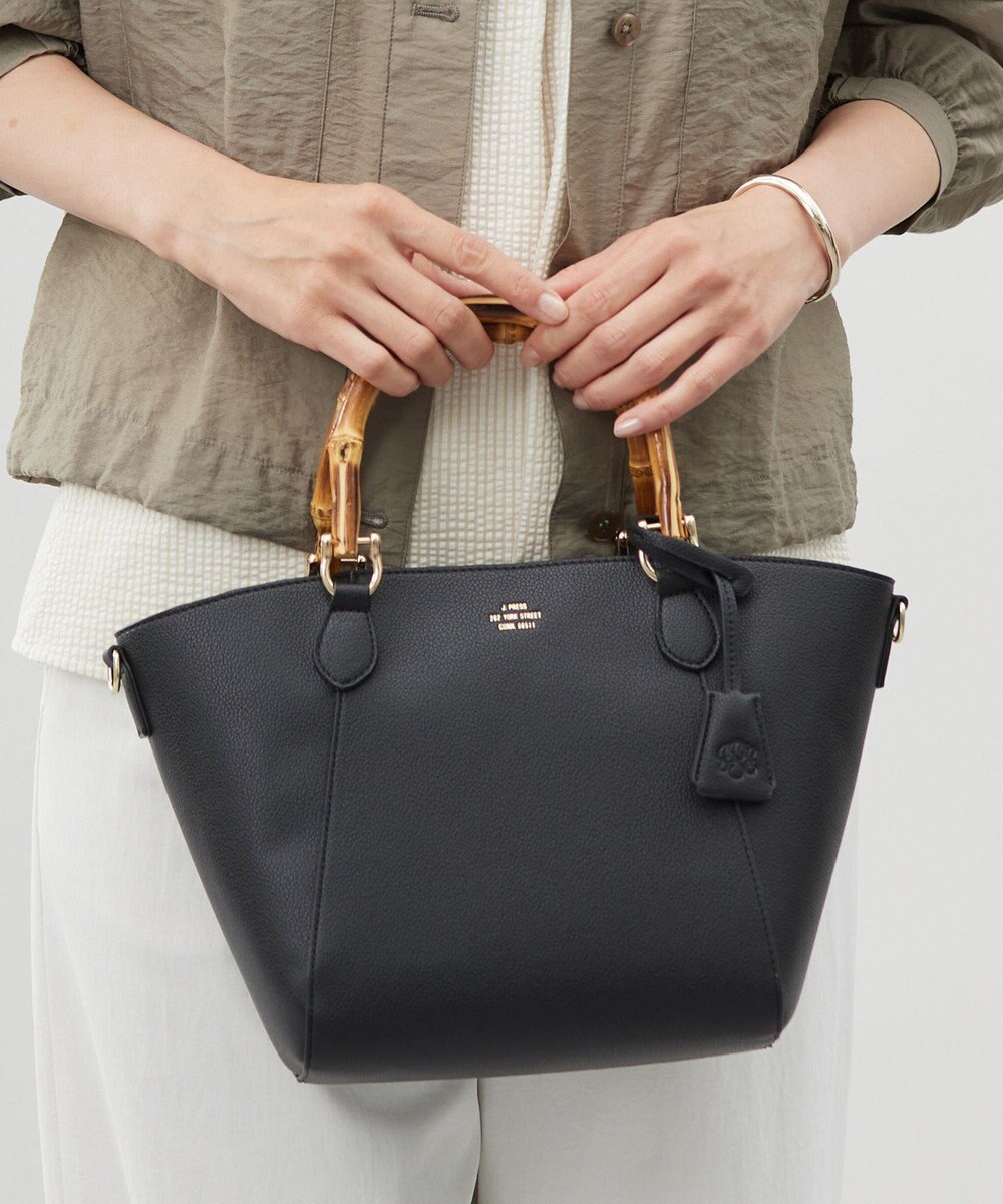J.PRESS LADIES 【2way】バンブー バッグ 