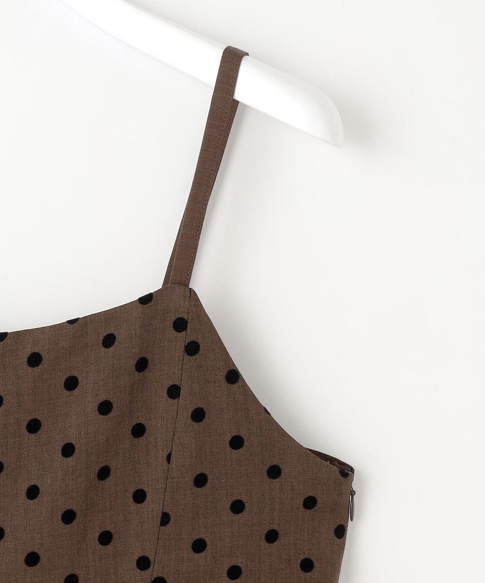 Feroux ドットフロッキー ロンパース 