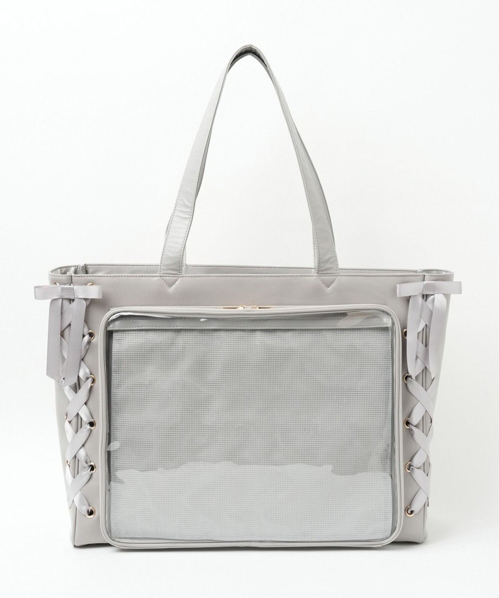 WEGO 【痛バ＆推し活グッズ】レースアップフレーム痛バッグL 