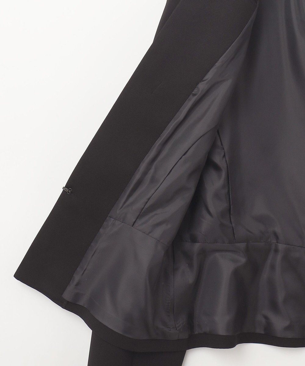 自由区 FORMAL 【ウォッシャブル対応】ドビーボーダーリボン ジャケット+ワンピース 