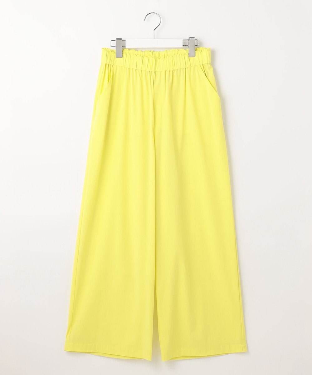 UNFILO 【撥水/UVケア/接触冷感】シャカ楽ストレッチ ワイド柄パンツ 