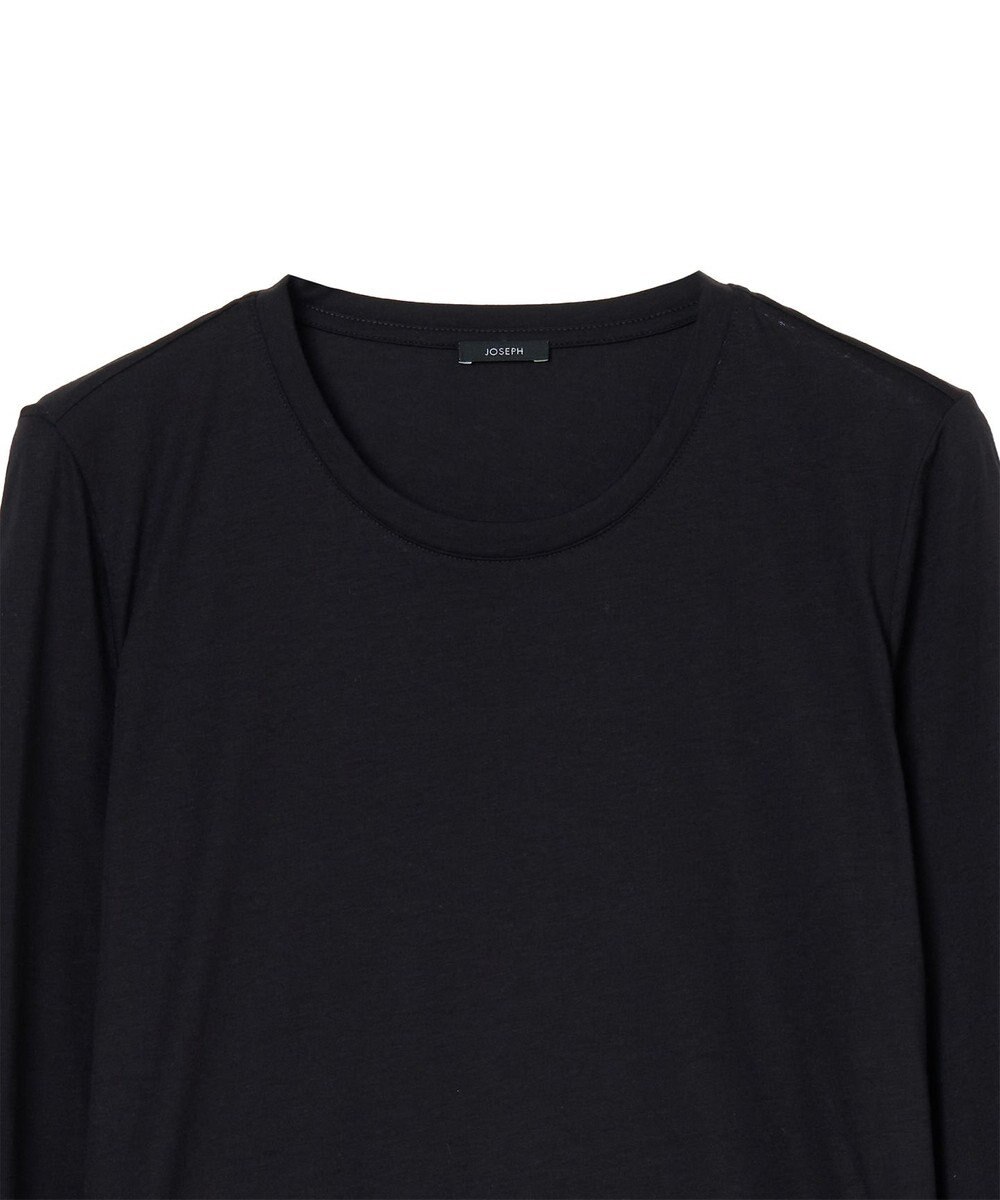 JOSEPH 【洗える】コットンシルク　ロングスリーブティーシャツ 