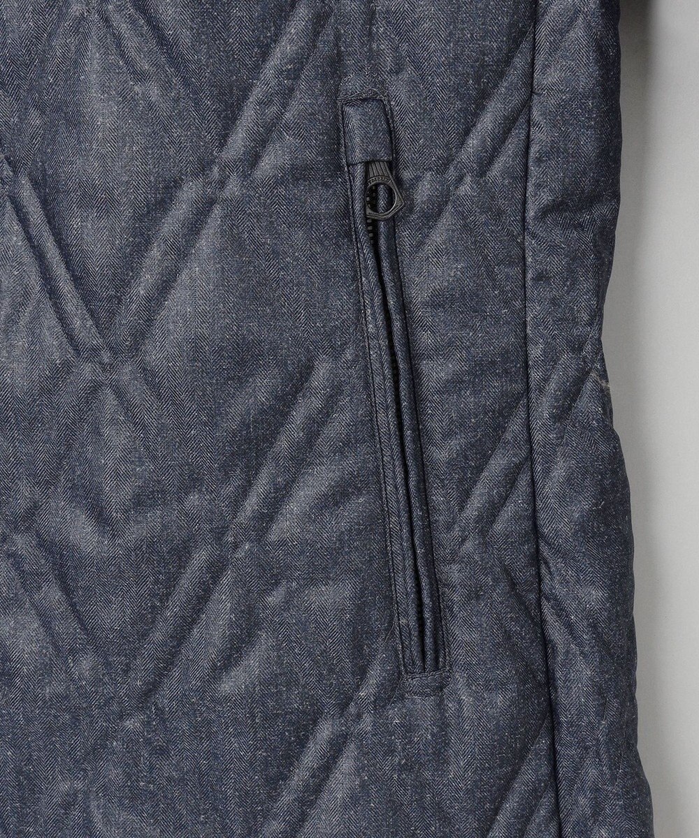 GOTAIRIKU 【仕事で着用可】ブライトシャンブレー キルティング ドレスダウン 