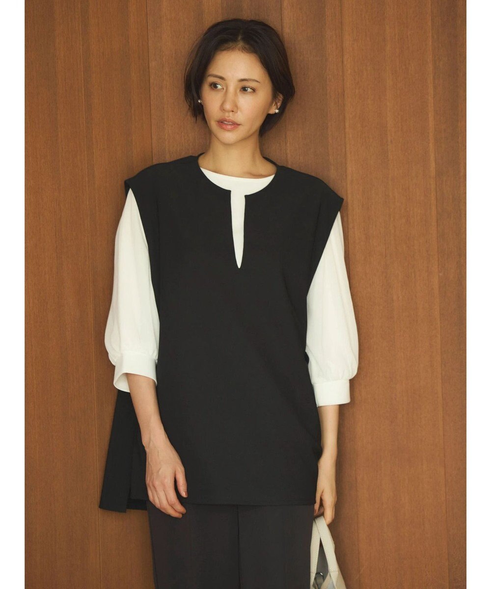 Green Parks キーネックカットベスト 