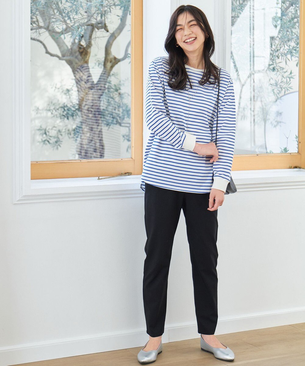 ANY L 【新色追加/洗濯機可/UVカット/ウエストゴム/ストレッチ】7daysデイリーパンツ 