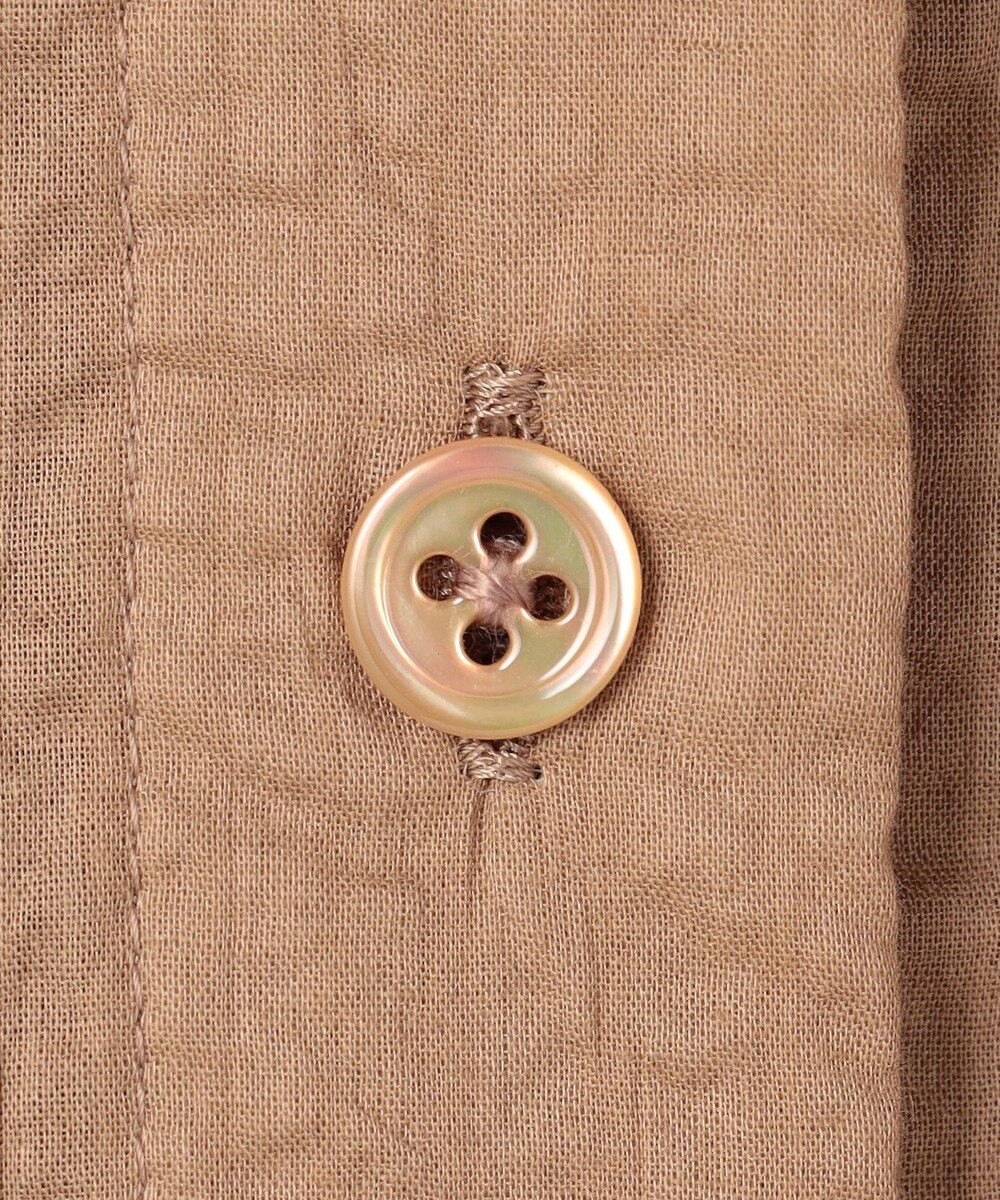 自由区 S 【羽織れる・涼やか】エアリーコットンリップボリュームスリーブ ブラウス 