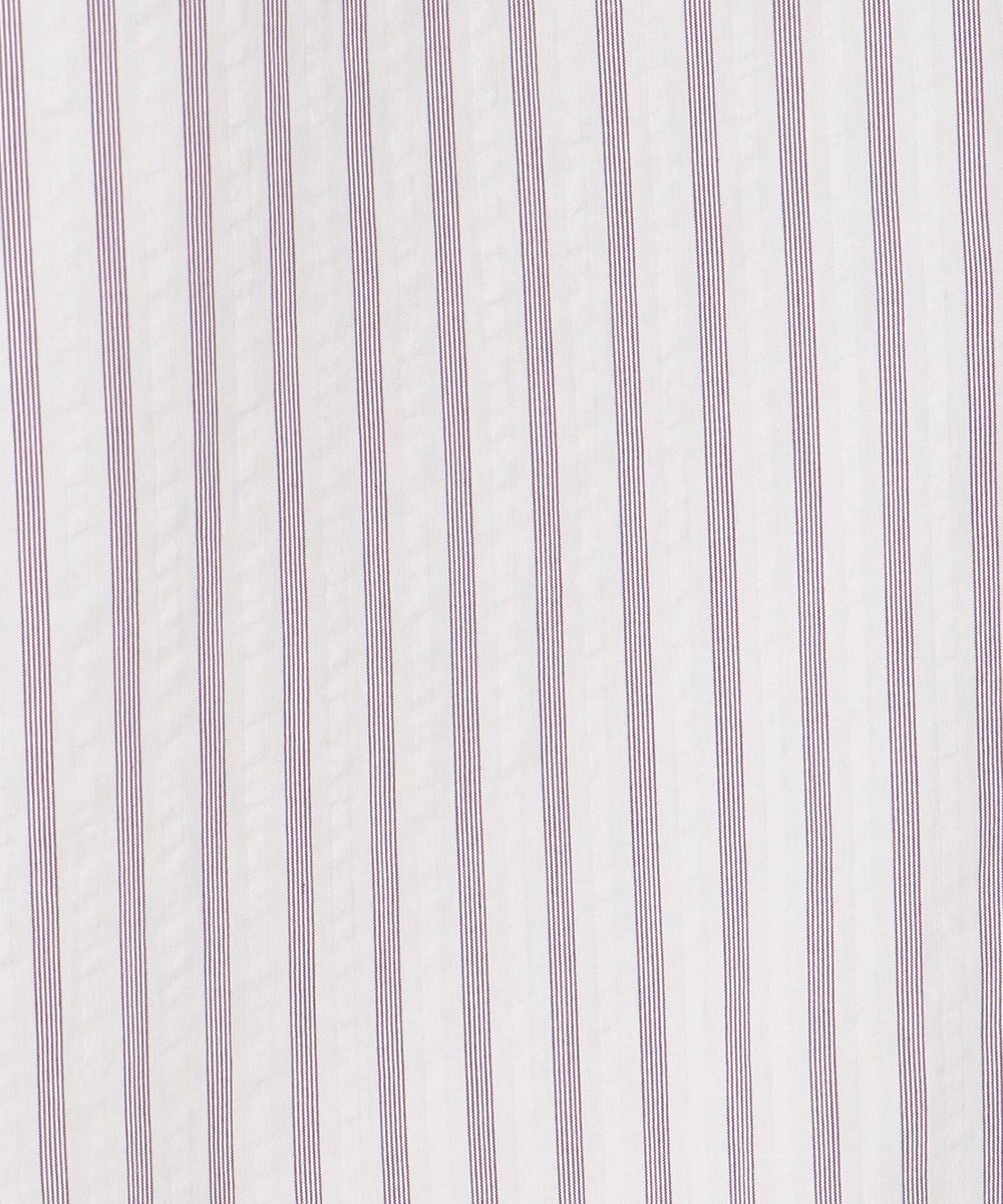 J.PRESS MEN 【KING SIZE】【クールマックス】サッカー マルチストライプ バンドカラーシャツ 