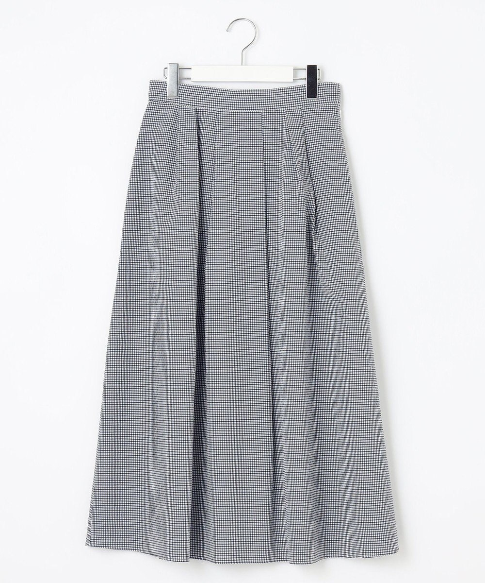 J.PRESS LADIES 【洗える】アセVis ギンガム スカート 