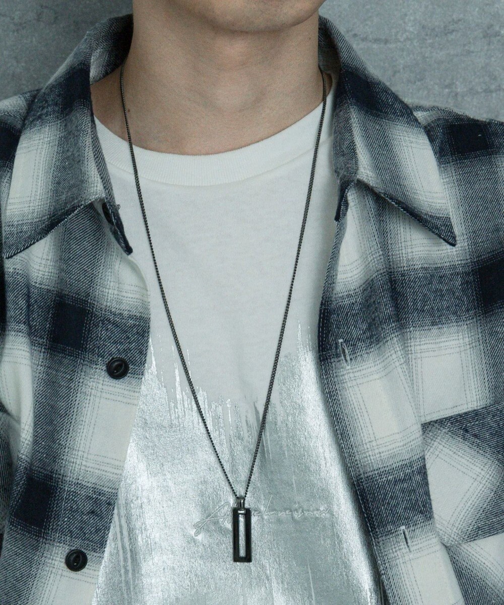 WEGO Mモチーフロングチェーンネックレス 