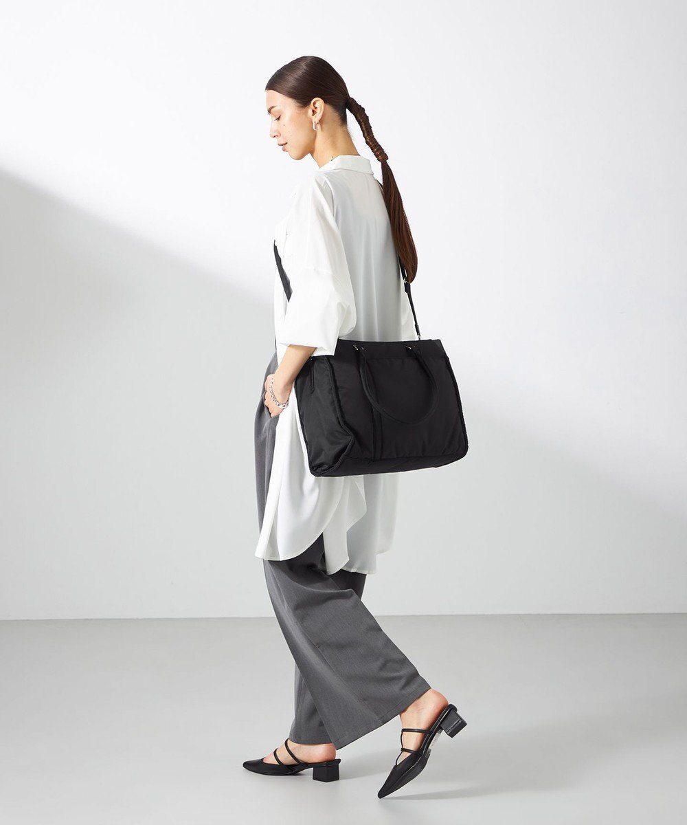 Y'SACCS 【ムック本掲載】ツイルナイロン　スクエアトート　Mサイズ 