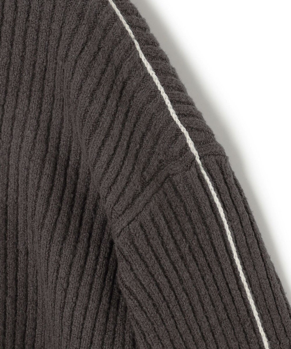 BEIGE， 【洗える】BERTAINA /  配色リンキングタートルネックニット 