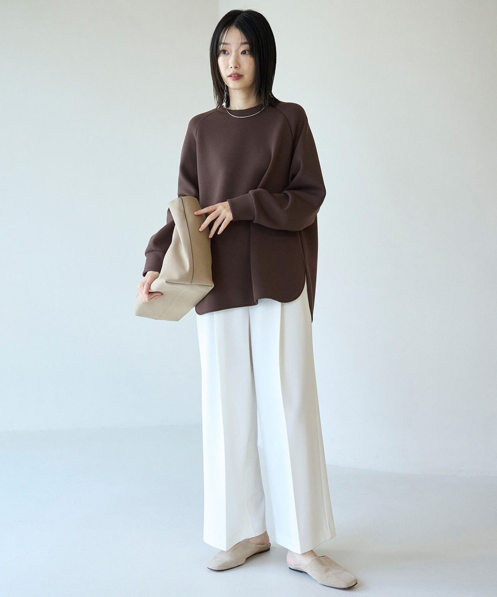 UNFILO 【11サイズ展開】 BEAUTY MOVE タックワイドパンツ 