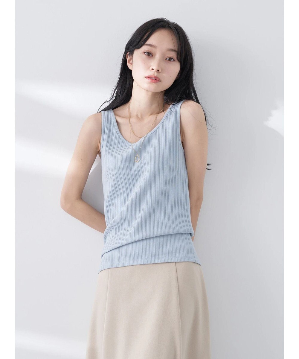 earth music&ecology ２ＷＡＹネックリブタンクトップ 