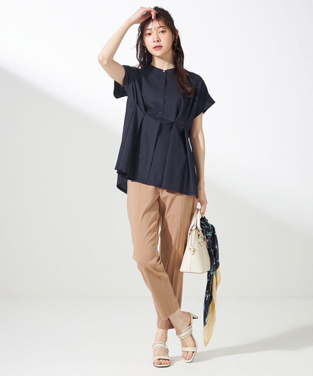 ANY SIS 【洗える】カナパジャージー ブラウス 