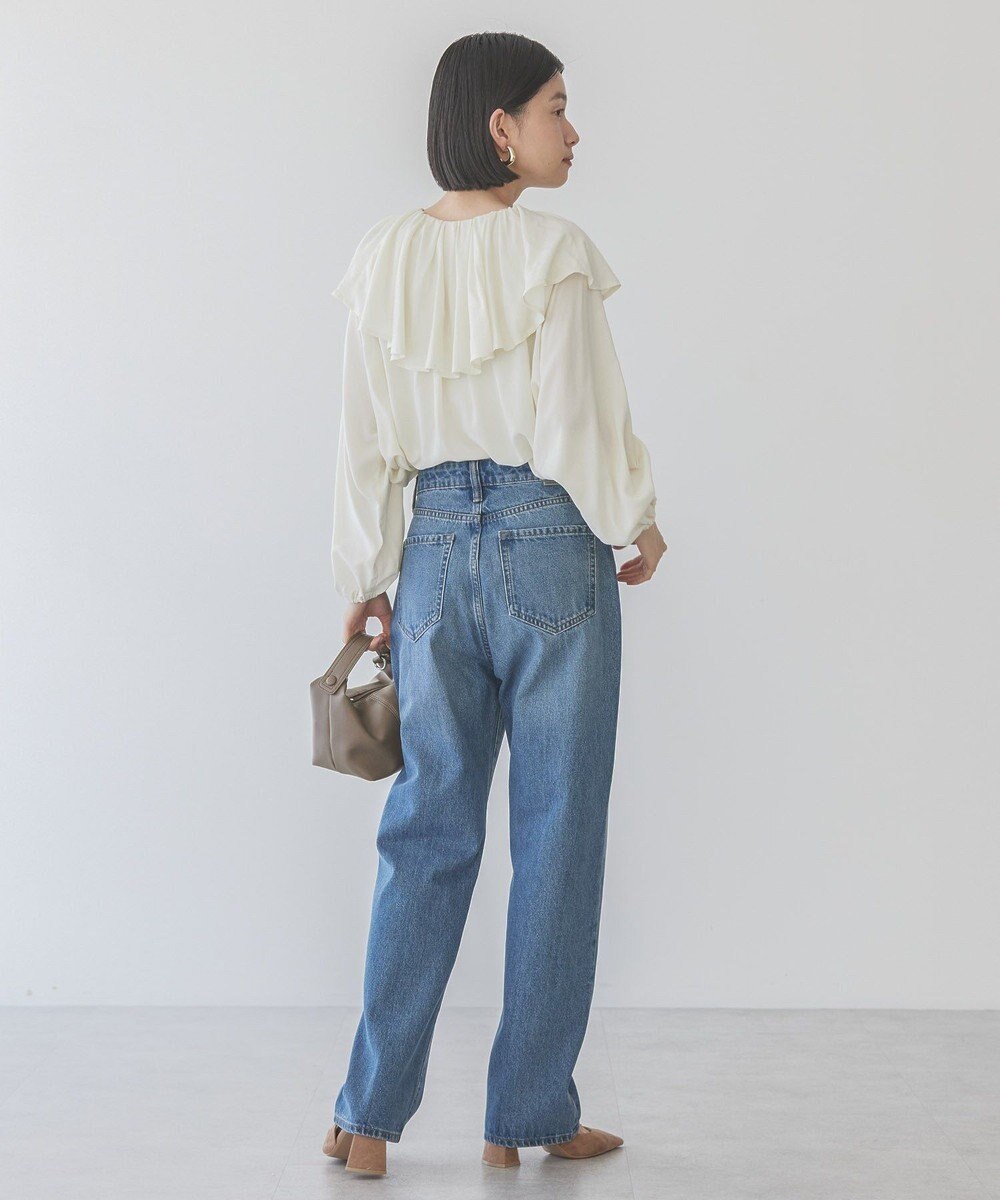 AMERICAN HOLIC サラックール衿フリルラグランブラウス 