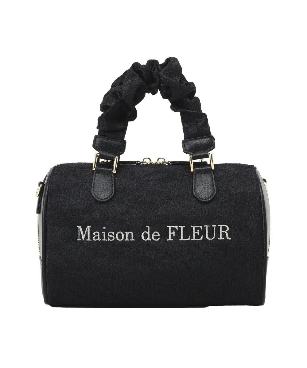 Maison de FLEUR レース2Wayボストンバッグ 
