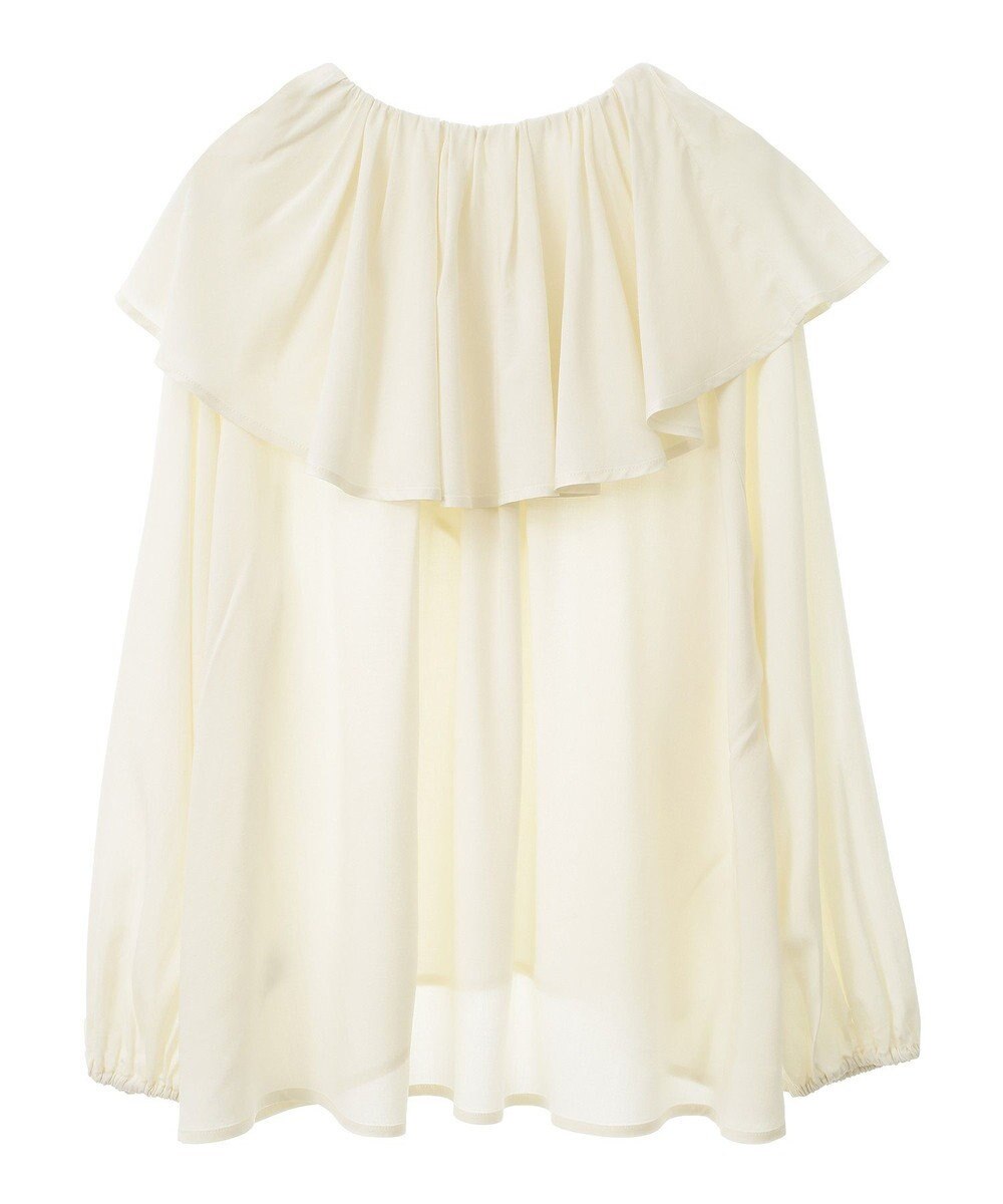 AMERICAN HOLIC サラックール衿フリルラグランブラウス 