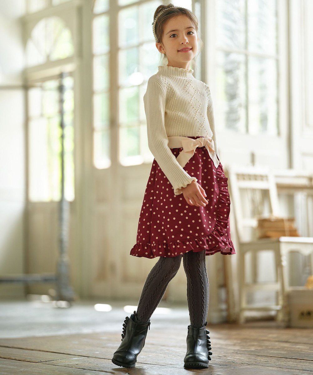 組曲 KIDS 【110-140㎝】Lady Dot スカート 
