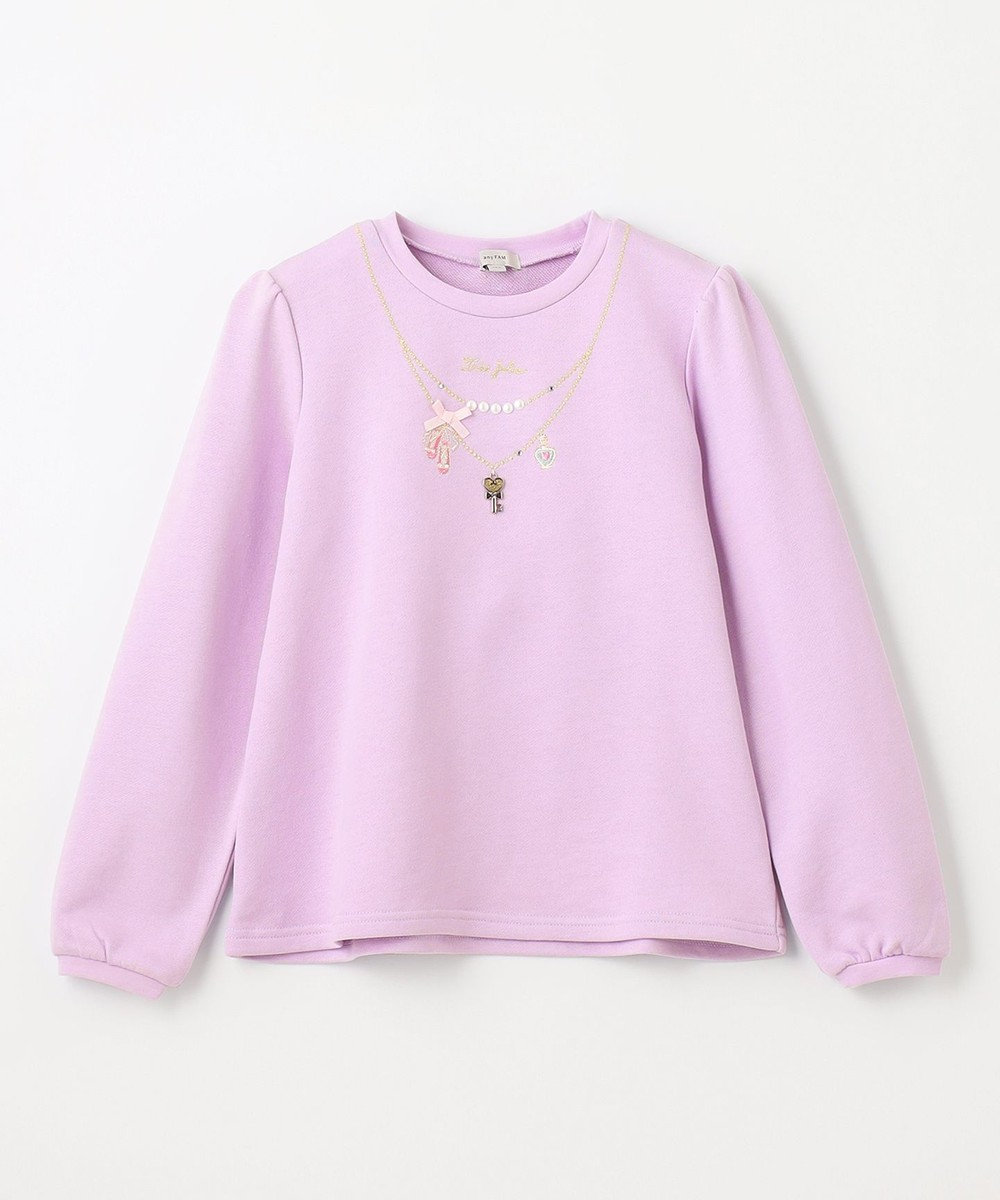 ANY KIDS 【らくっトレーナー】裏毛 ネックレス トレーナー 