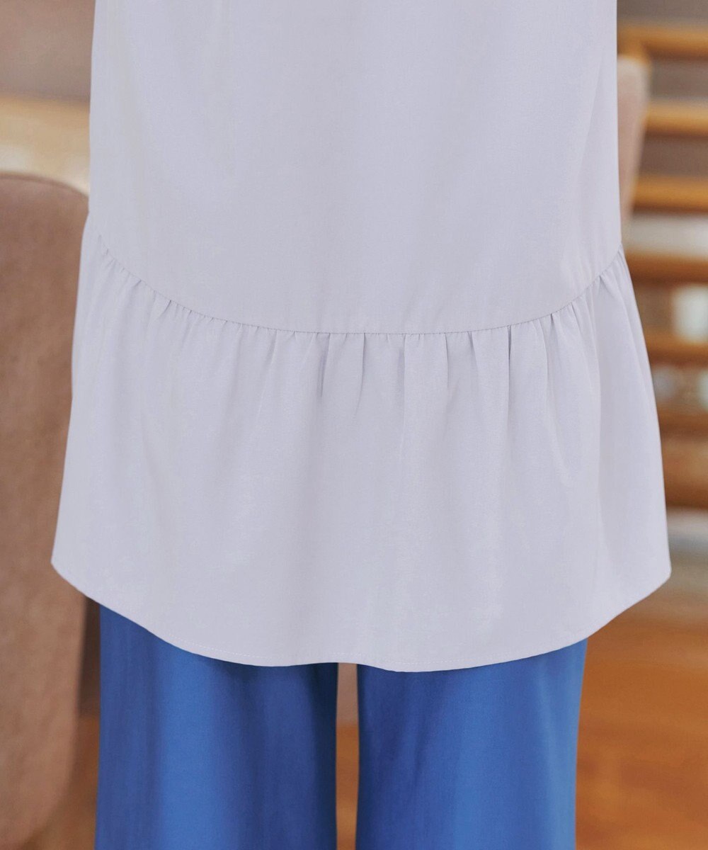 Tiaclasse 【選べる2Type】スキッパーシャツチュニック 