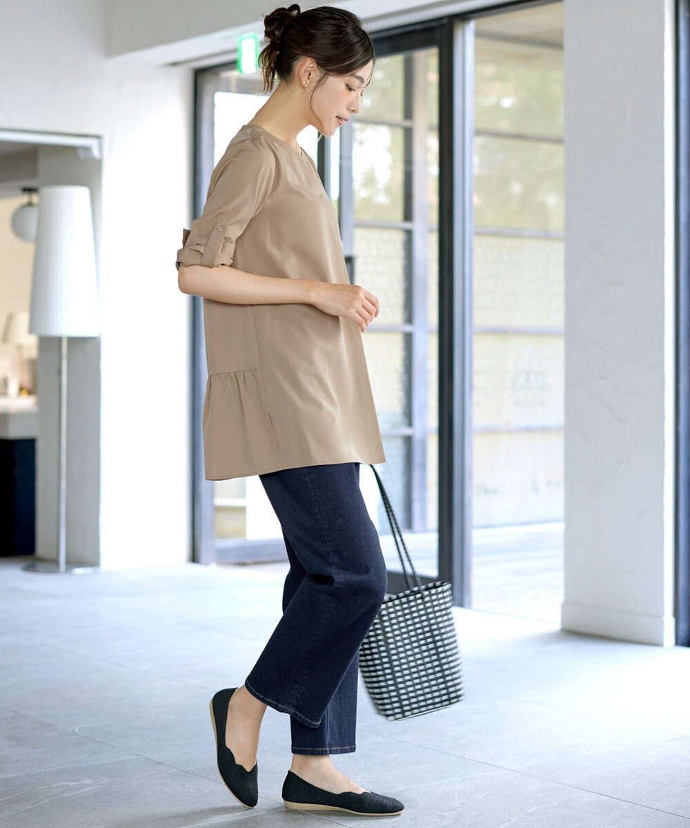 Tiaclasse 【選べる2Type】スキッパーシャツチュニック 