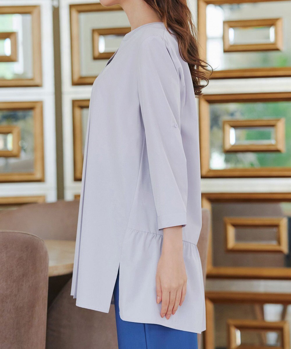 Tiaclasse 【選べる2Type】スキッパーシャツチュニック 