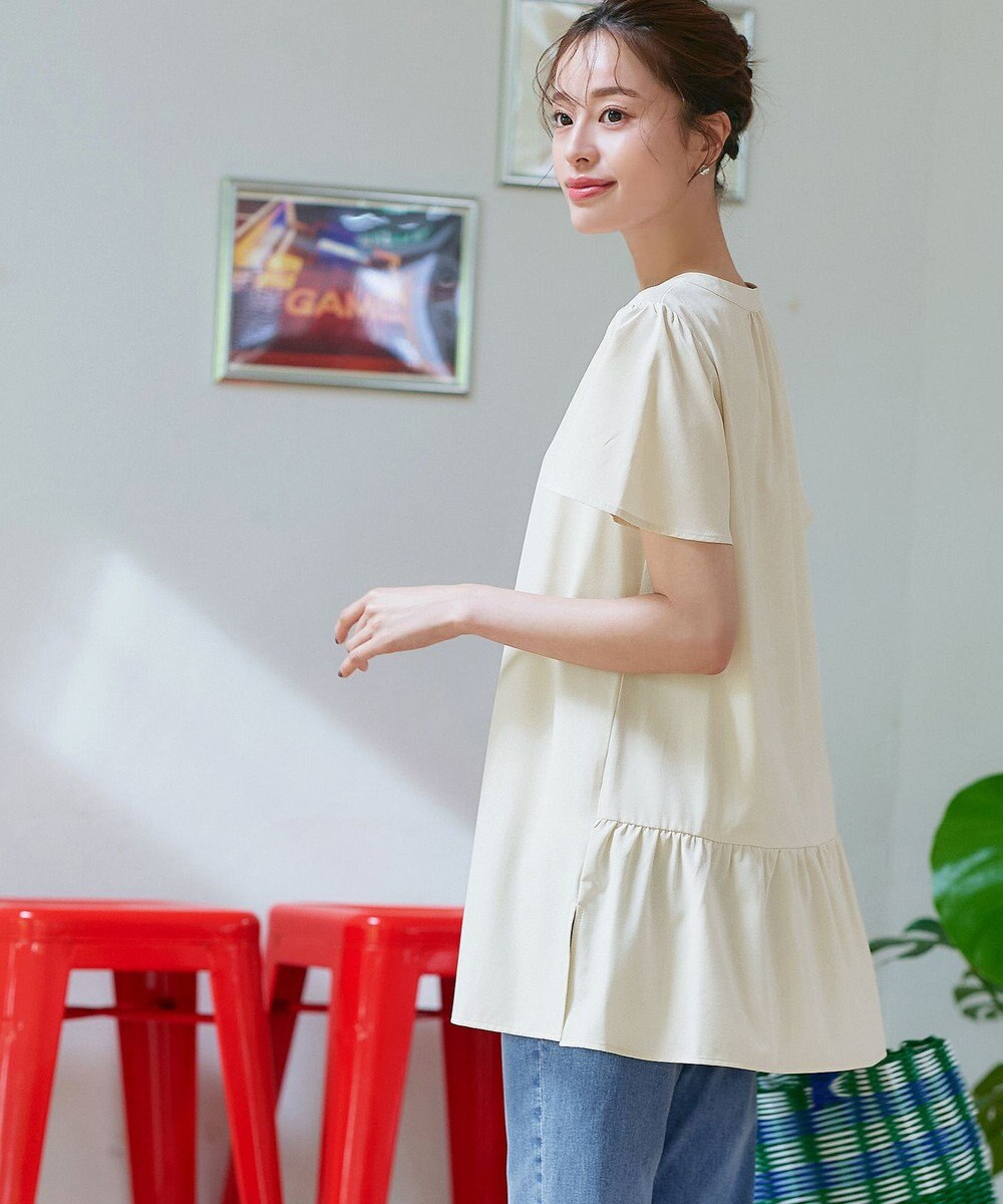 Tiaclasse 【選べる2Type】スキッパーシャツチュニック 