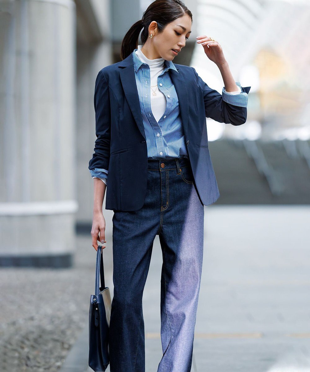 23区 【CLASSY.6月号掲載/洗える】23区DENIM コクーンシルエット パンツ 