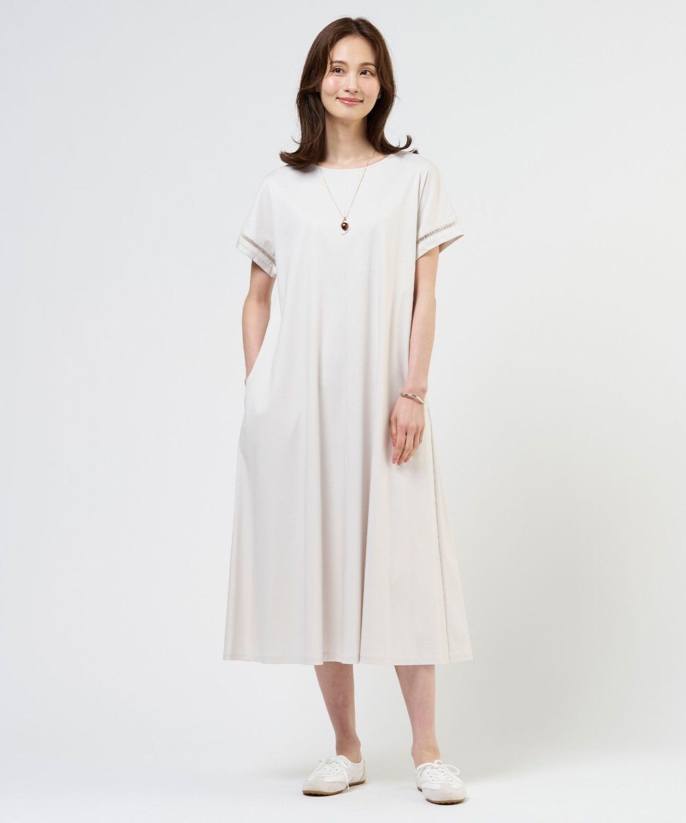 J.PRESS LADIES L コットンスムース ワンピース 