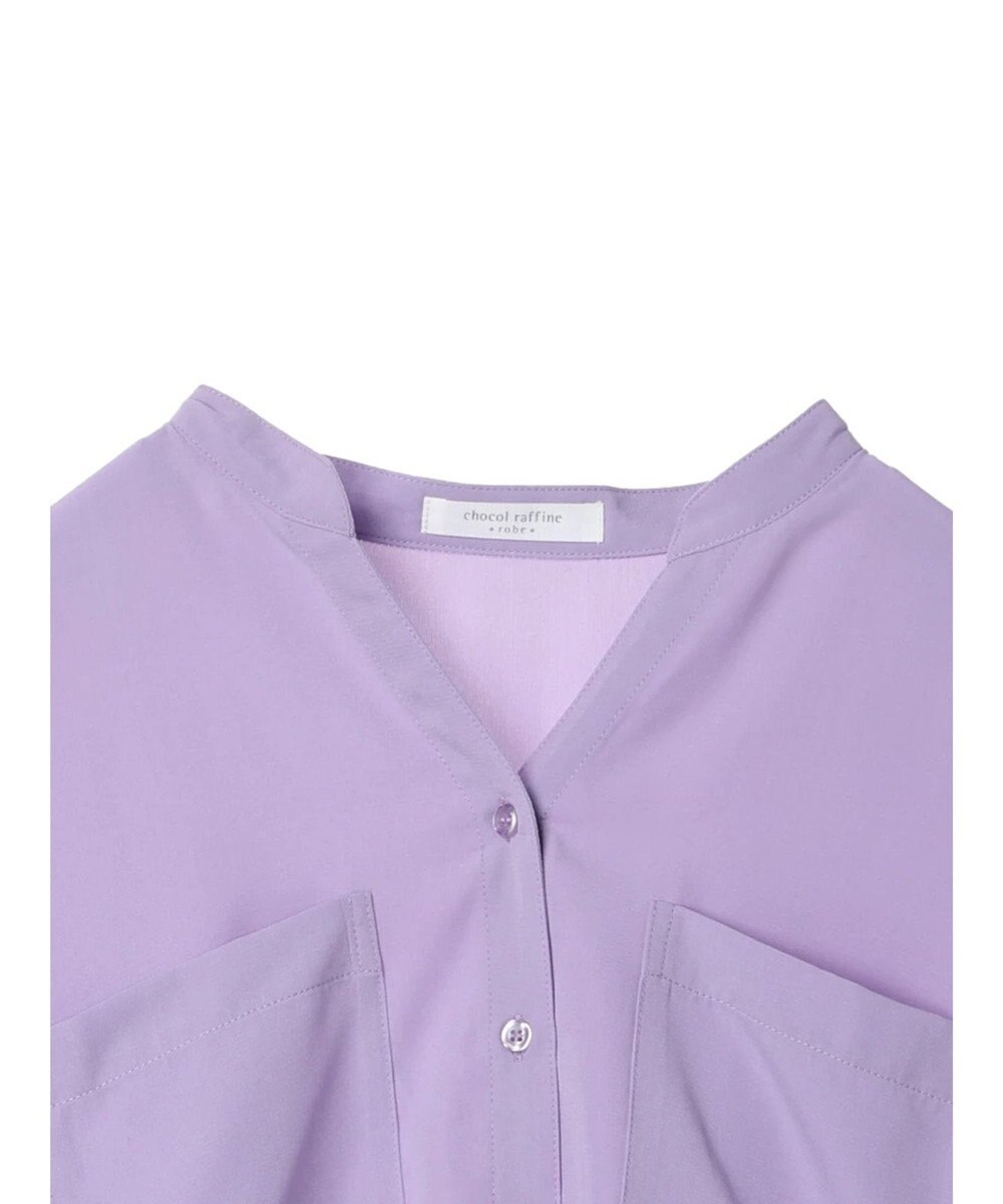 Green Parks ウエストドロストフレンチスリーブチュニック 