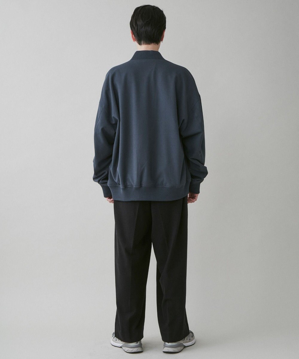 WEGO 起毛TR ワイドストレートスラックス 