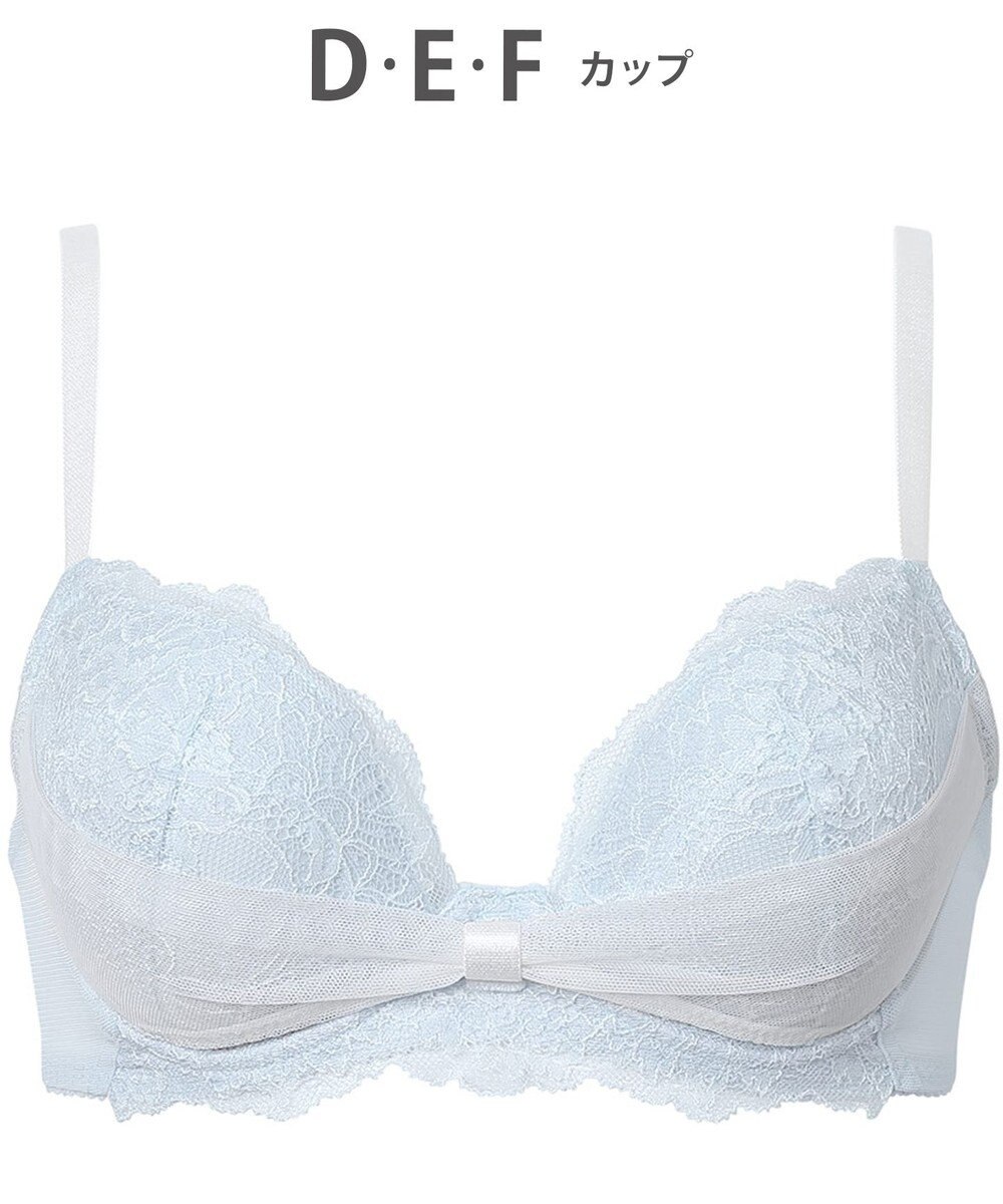 WACOAL ブラジャー 【リボンブラ For girls】 【若い世代の体型特徴を考えた設計】 きれいな谷間をメイクしてキープ まるみのあるシルエット レディース BRB409 /ワコール 