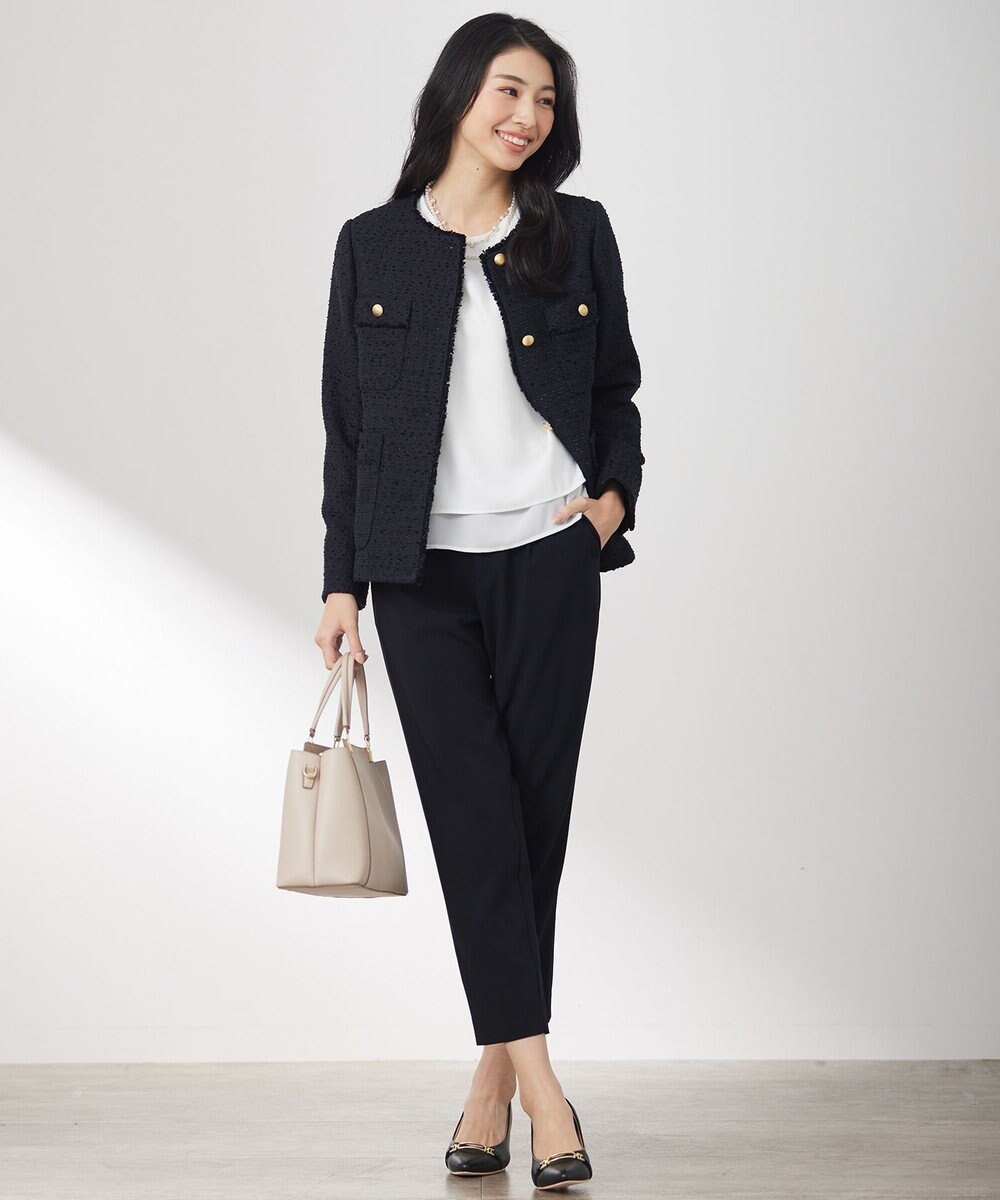 ANY SIS 【洗える】レイヤードヘム ブラウス 