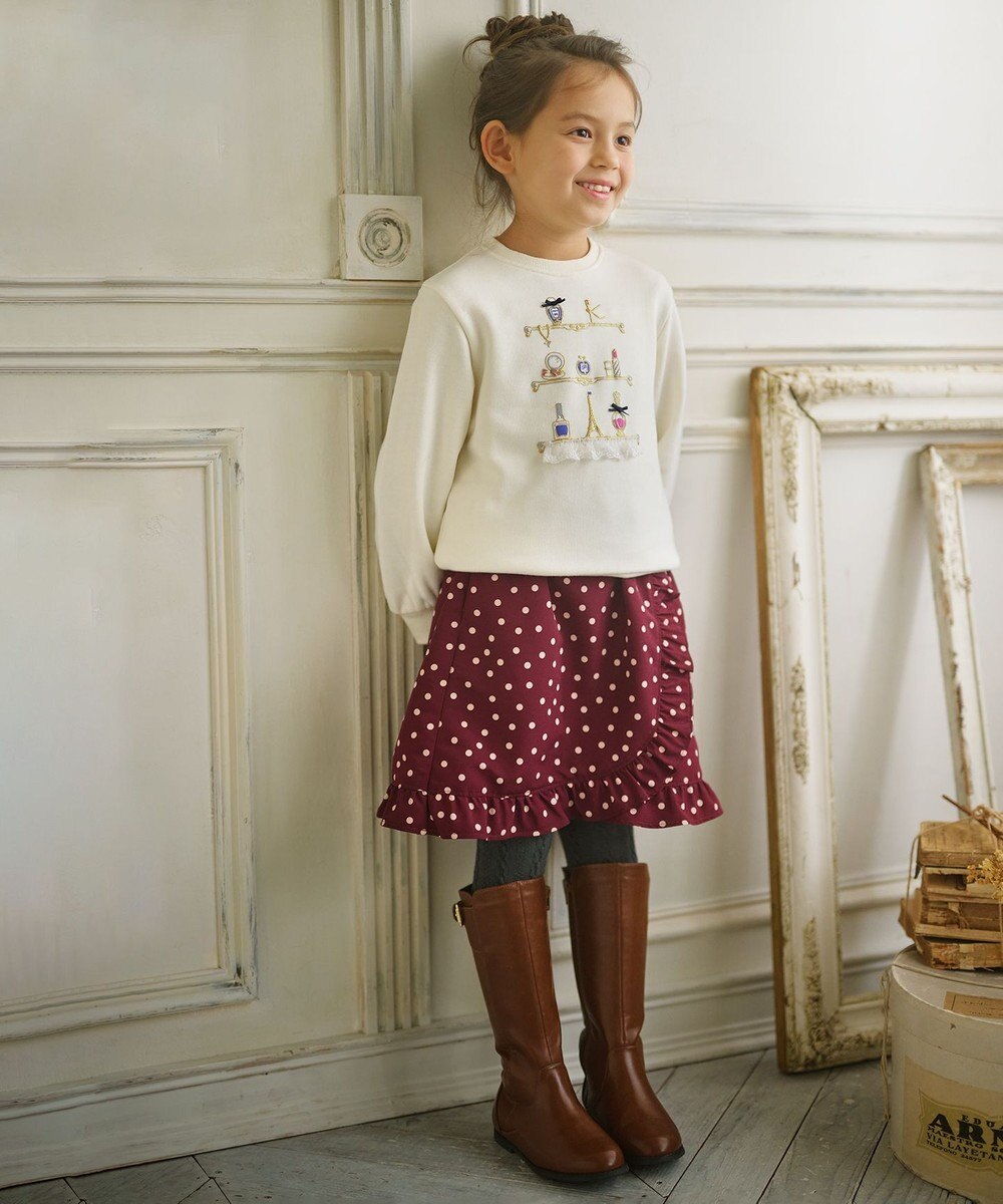組曲 KIDS 【110-140㎝】Lady Dot スカート 