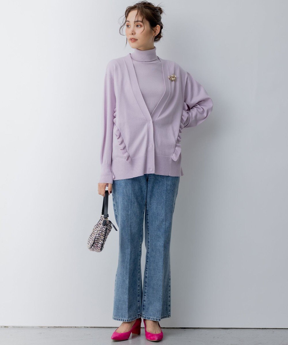 組曲 S ルーズフィットタートル ニット 