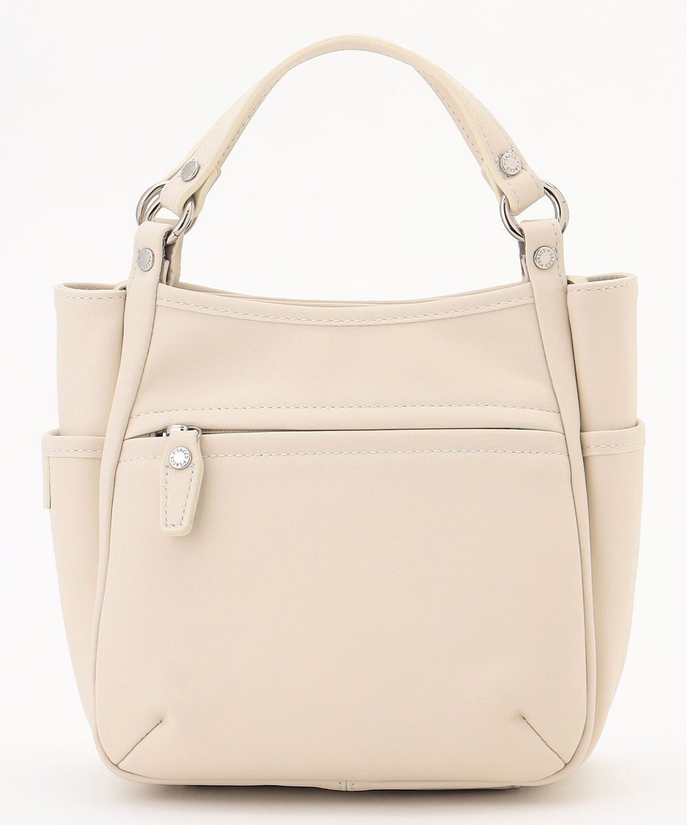 Y'SACCS カウレザー スクエア2wayミニトート 