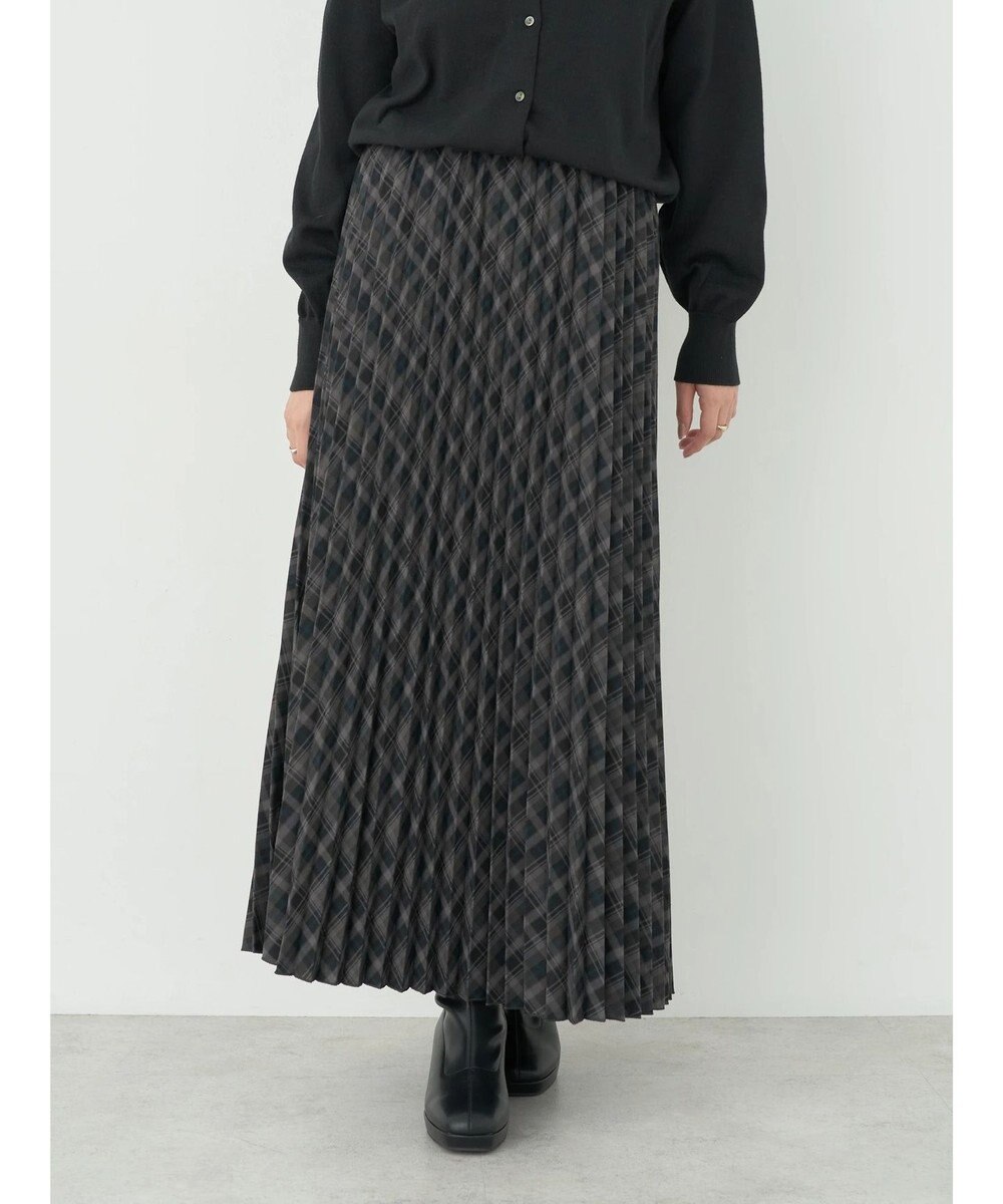 earth music&ecology すきな丈プリーツスカート 