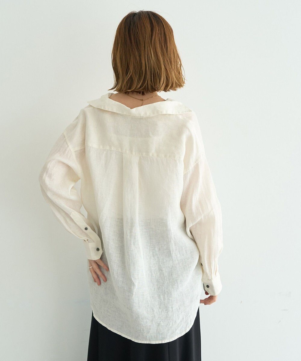 YECCA VECCA 3wayフレンチリネンシャツ 