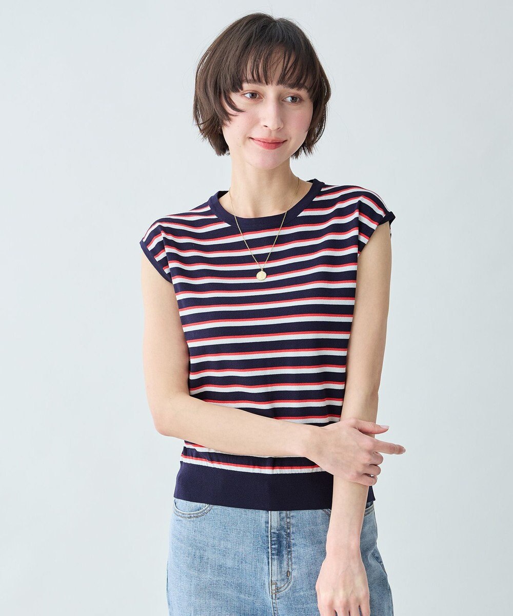 ANY ツインニットセット（ノースリーブニット＋カーディガン） 