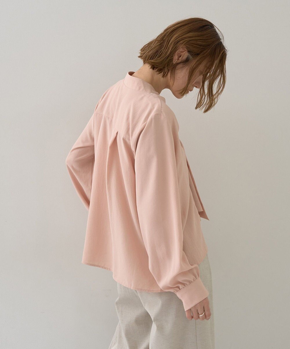 YECCA VECCA スカーフリング付きボウタイブラウス 