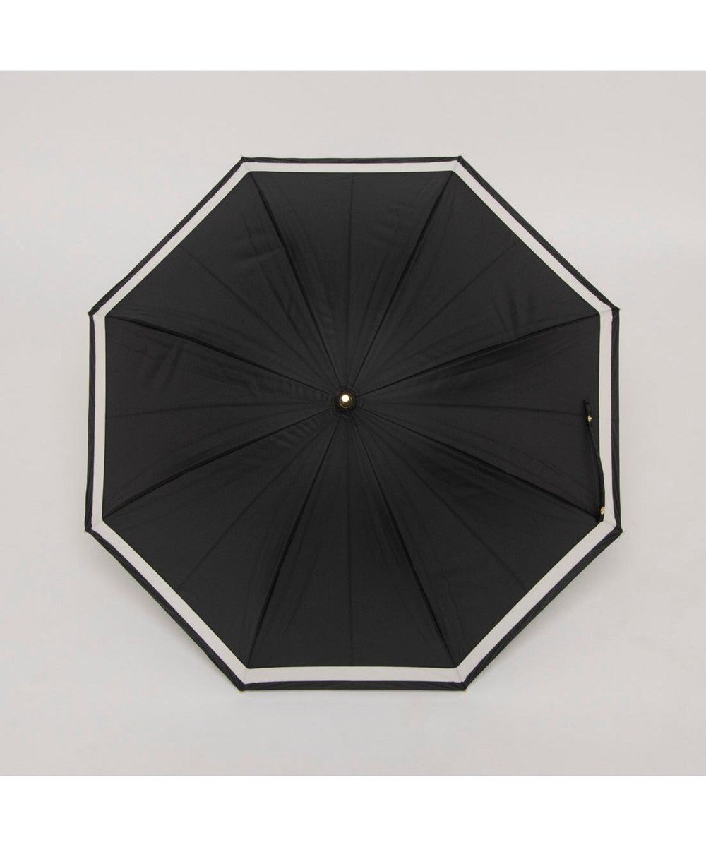 UNBILLION カシュネ cachenez / 【晴雨兼用】【日傘】UV カット率99％以上 PU切り継ぎボーダーバルーンショートパラソル 