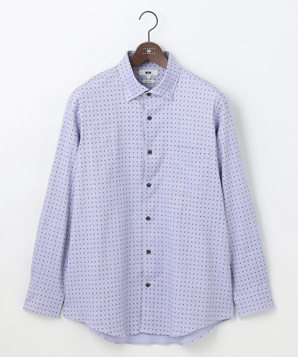 JOSEPH ABBOUD 【キングサイズ・オーガニックコットン使用・自然なストレッチ性】JOE COTTON ストレッチオックスペイズリー シャツ 