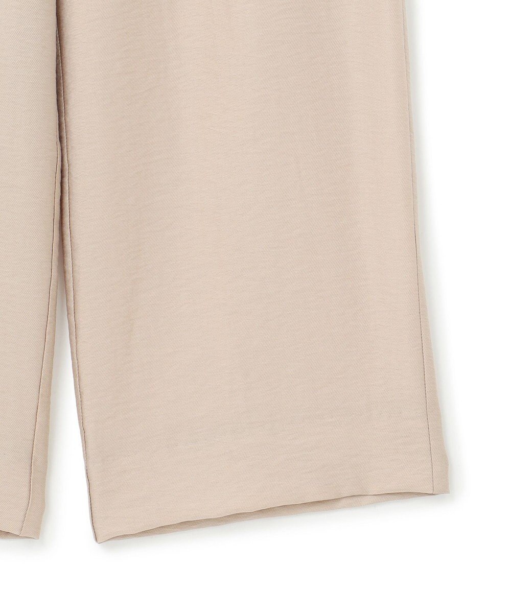 ICB 【人気のため新色追加・接触冷感・洗える】 ワッシャーツイル ワイドストレートパンツ 