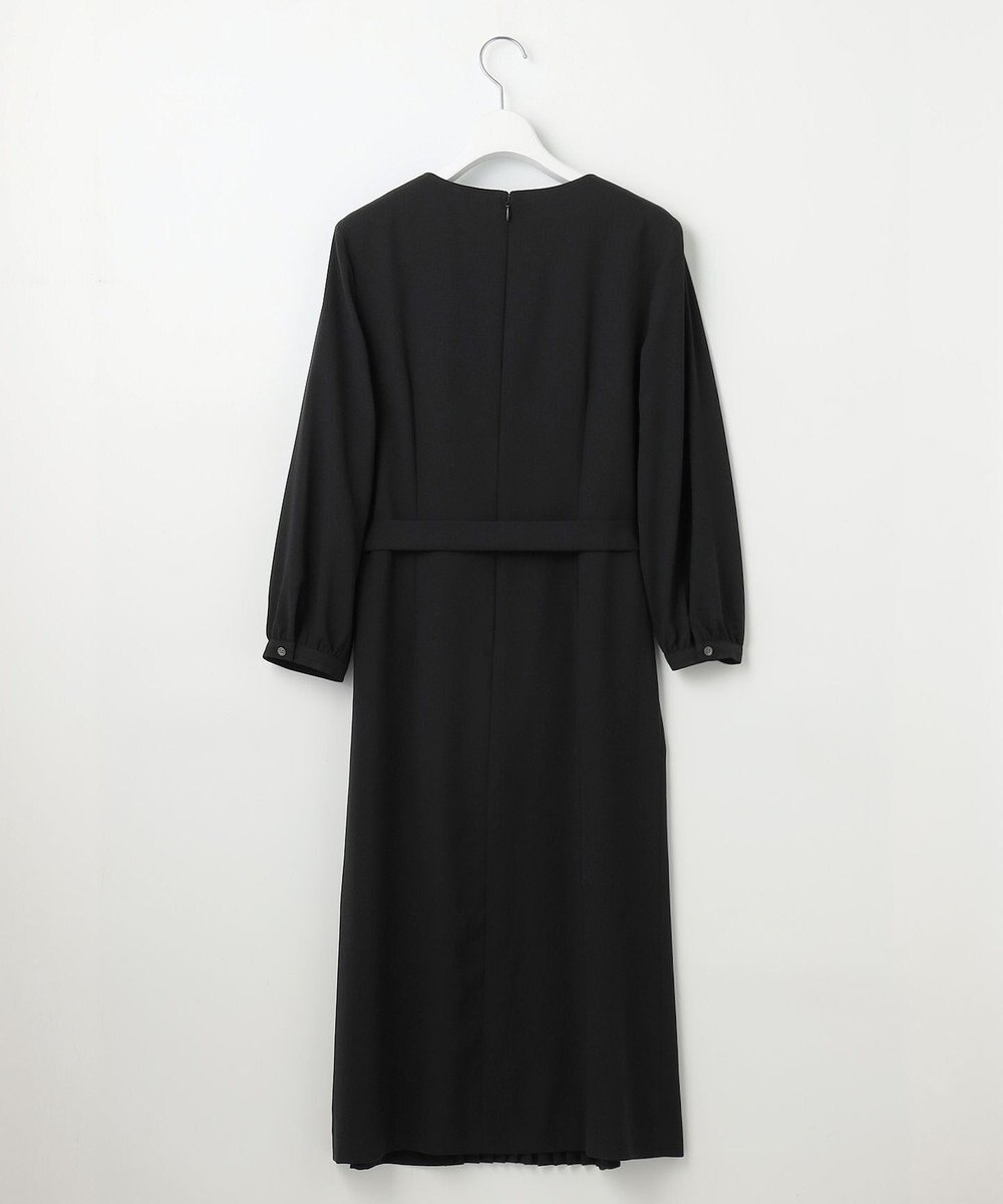 J.PRESS LADIES S 【洗える】ノルディス2wayジョーゼット フロントプリーツ ワンピース 